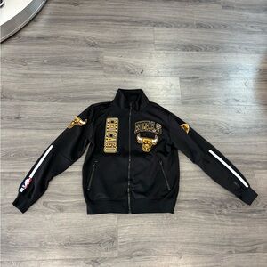 Chicago Bulls Men's Black Track Jacket